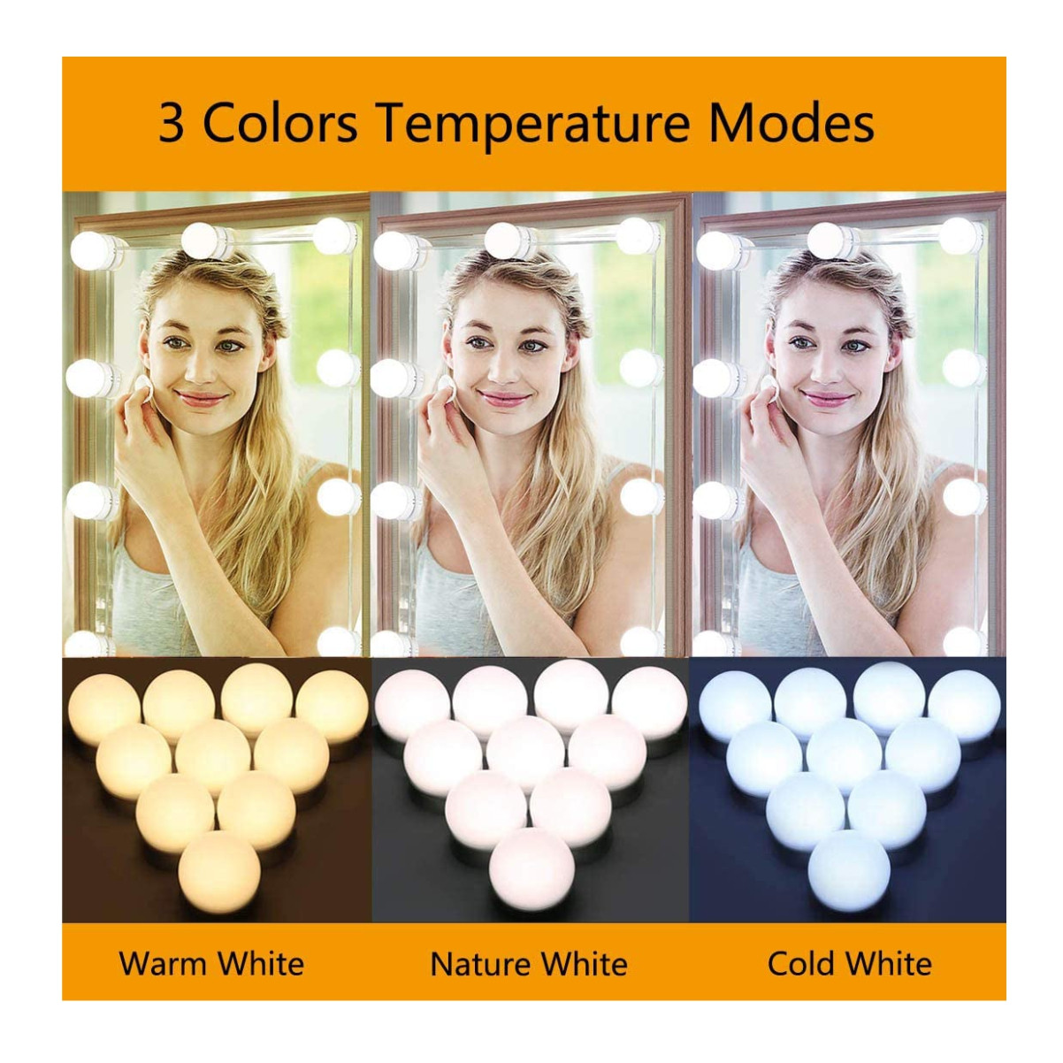 Miniatura 3 de Extension Luces Espejo 10 Bombillas